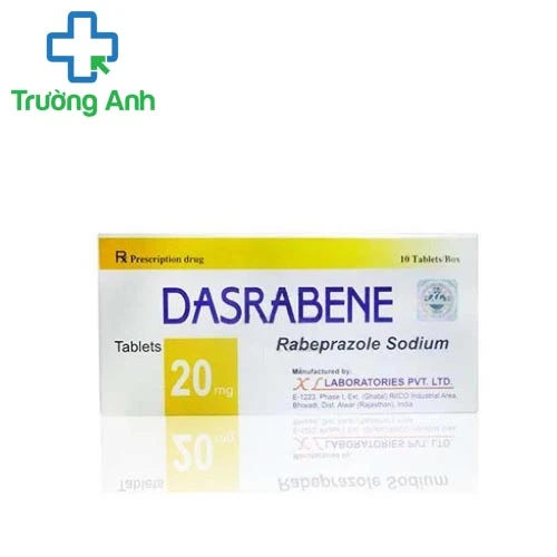 Dasrabene 20mg - Thuốc điều trị viêm loét dạ dày, tá tràng hiệu quả