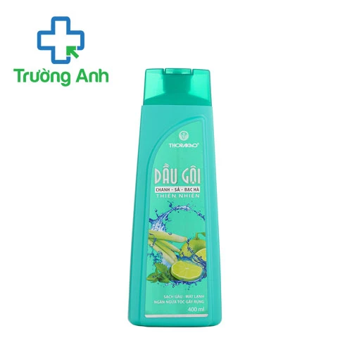 Dầu gội Chanh-Sả-Bạc Hà Thorakao 400ml - Giúp ngăn ngừa rụng tóc hiệu quả