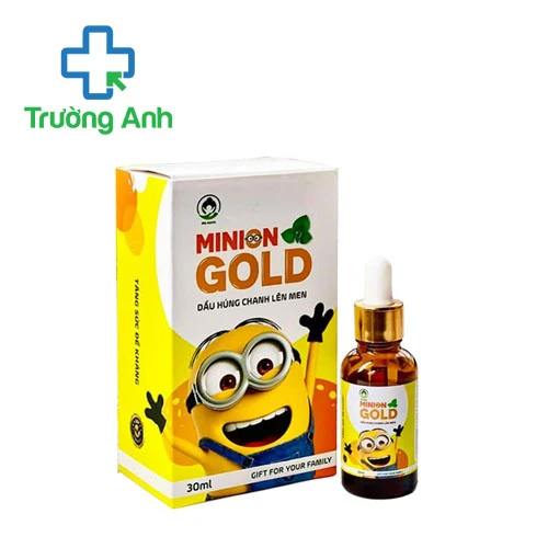 Dầu húng chanh lên men Minion Gold 30ml - Hỗ trợ điều trị cảm cúm, ho hen, sốt cao hiệu quả