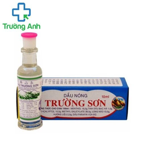 Dầu nóng Trường Sơn 10ml - Trị cảm ho, sổ mũi hiệu quả