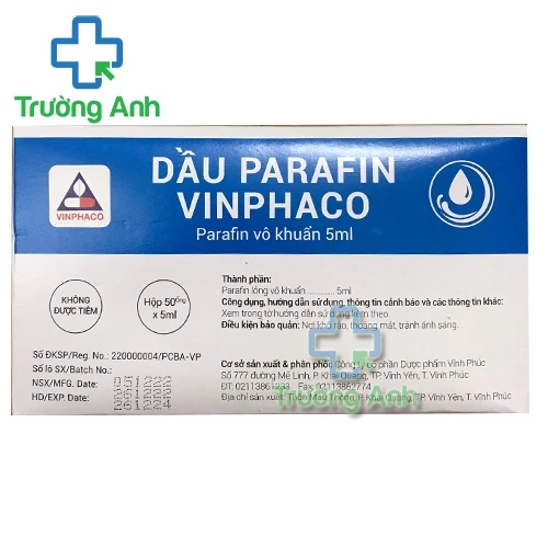 Dầu Parafin 5ml - Giúp tiệt trùng các dụng cụ y tế hiệu quả