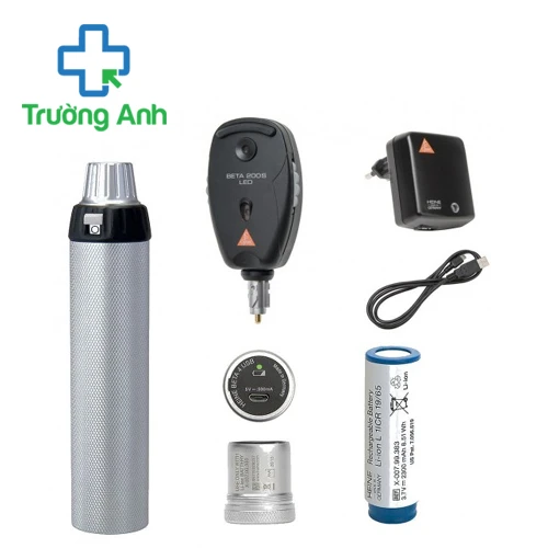 Đèn soi đáy mắt trực tiếp Beta 200S 28 thấu kính của Heine, Đức