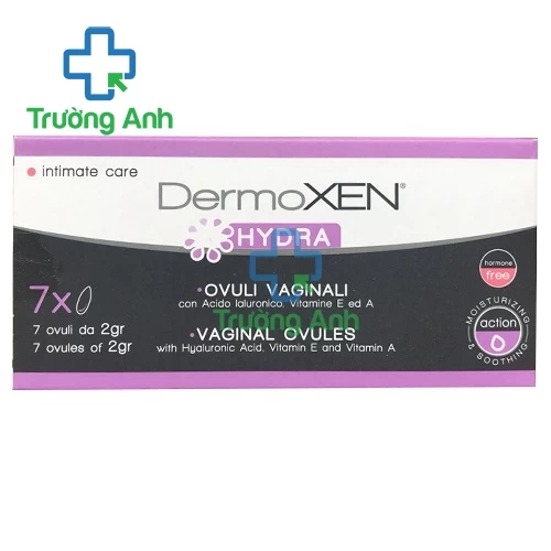 DermoXEN Hydra - Viên đặt giúp ngăn ngừa khô âm đạo hiệu quả của Ý