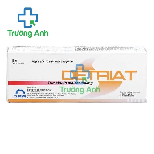 Detriat Tab.100mg - Thuốc điều trị rối loạn đường tiêu hóa hiệu quả