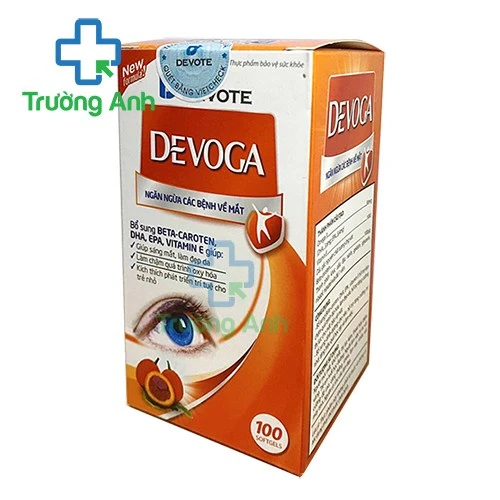 Devoga - Giúp bổ sung Beta-Caroten, DHA, EPA, Vitamin E hiệu quả