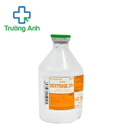 Dextrose 20% 250ml Mekophar - Dịch truyền điều trị thiếu hụt carbonhydrat hiệu quả