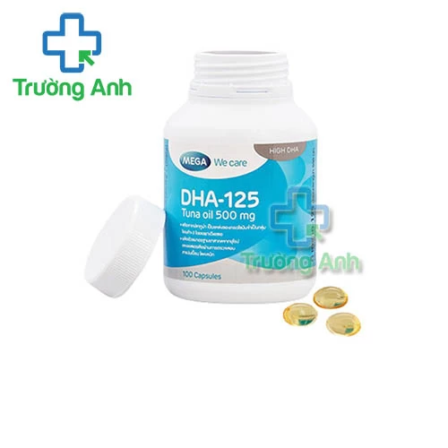 DHA-125 Tuna Oil 500mg Mega - Bổ sung DHA và dầu cá nhanh chóng, an toàn