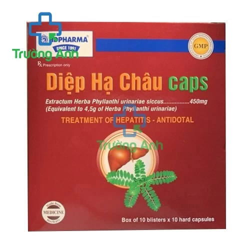 Diệp hạ châu Caps (viên nang) - Hỗ trợ điều trị viêm gan hiệu quả của HD Pharma