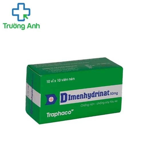  Dimenhydrinat 50mg TPC - Thuốc chống say tầu xe hiệu quả