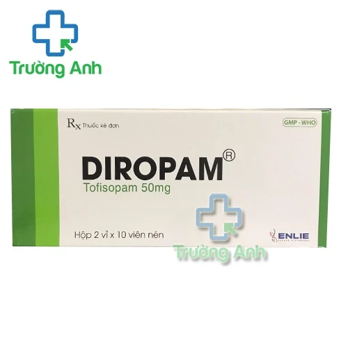 Diropam 50mg Enlie (viên) - Thuốc điều trị bệnh tâm thần hiệu quả