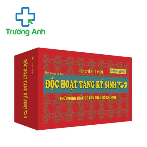 Độc hoạt tang ký sinh TW3 (viên nang) - Thuốc trừ phong thấp hiệu quả 