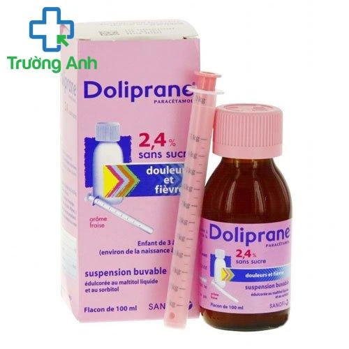 Doliprane 2.4% - thuốc hạ sốt hiệu quả dành cho bé của Pháp