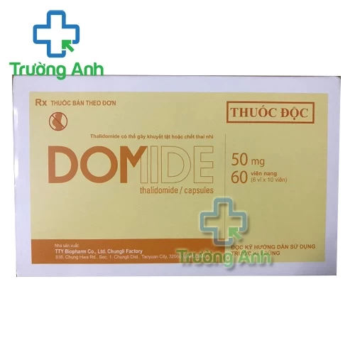 Domide Capsules 50mg - Thuốc điều trị đa u tủy xương hiệu quả của Đài Loan