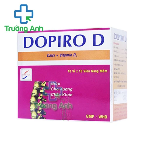 Dopiro D - Giúp bổ sung canxi và vitamin D3 hiệu quả