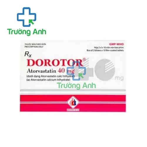 Dorotor 40mg - Thuốc điều trị tăng cholesterol máu hiệu quả của Domesco