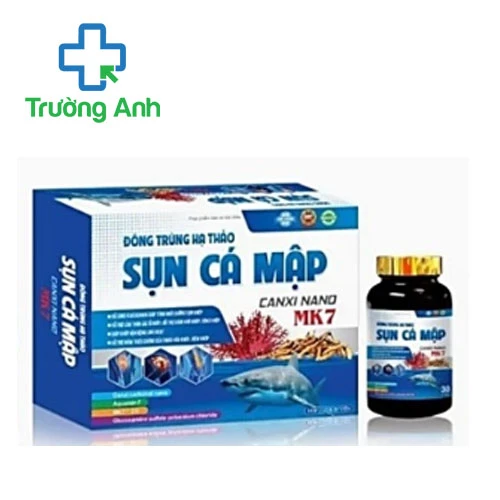 Đông trùng hạ thảo Sụn cá mập canxi nano MK7 Tadaphaco - Hỗ trợ bổ sung dưỡng chất cho khớp hiệu quả