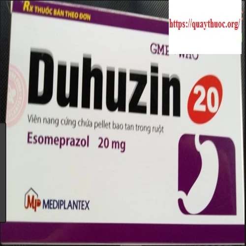 Duhuzin 20mg - Thuốc điều trị viêm loét dạ dày, tá tràng hiệu quả