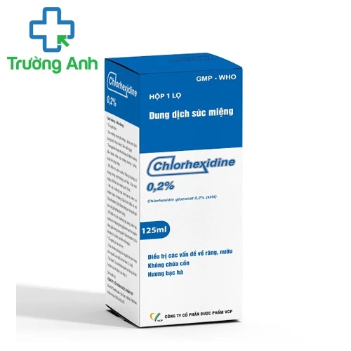 Dung dịch súc miệng Chlorhexidine 0.2%