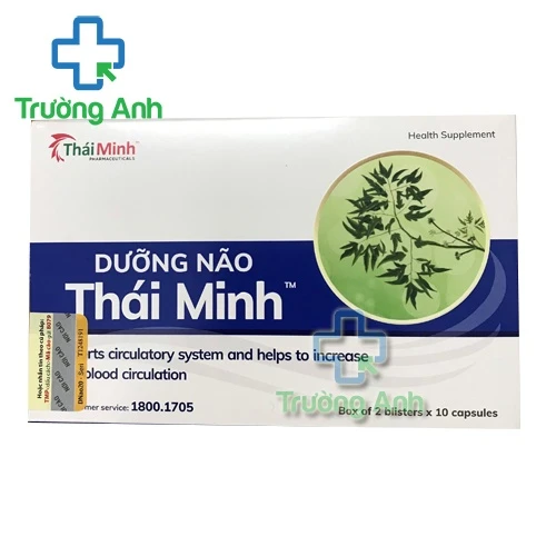 Dưỡng não Thái Minh - Viên uống hoạt huyết, tăng cường tuần hoàn máu não