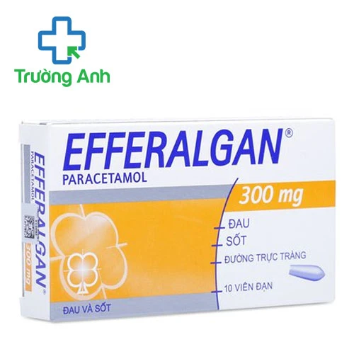 Efferalgan 300mg Bristol-Myers Squibb (viên đạn) - Thuốc giảm đau và hạ sốt hiệu quả