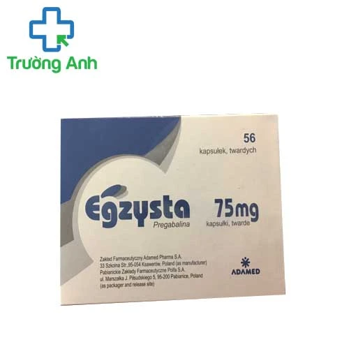 Egzysta 75mg-  Thuốc điều trị chứng đau thần kinh, động kinh cục bộ của Ba Lan