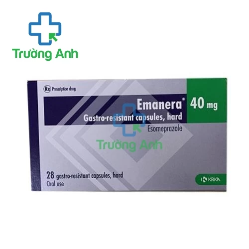 Emanera 40mg - Thuốc điều trị trào ngược dạ dày, thực quản hiệu quả của KRKA