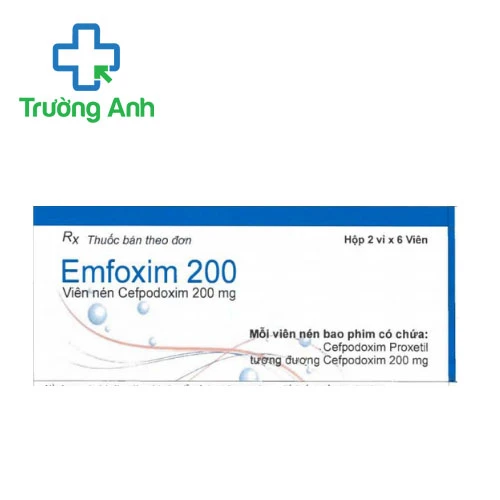 Emfoxim 200 - Thuốc điều trị nhiễm khuẩn hiệu quả của Bagladesh