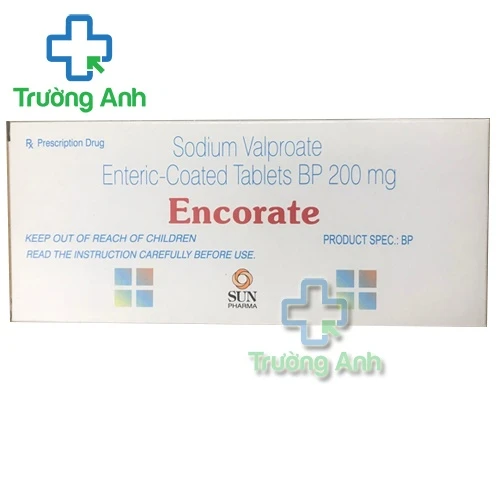 Encorate 200mg - Thuốc điều trị bệnh động kinh hiệu quả của Ấn Độ