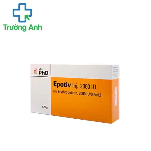 Epotiv 2000 iu - thuốc điều trị thiếu máu Hàn Quốc