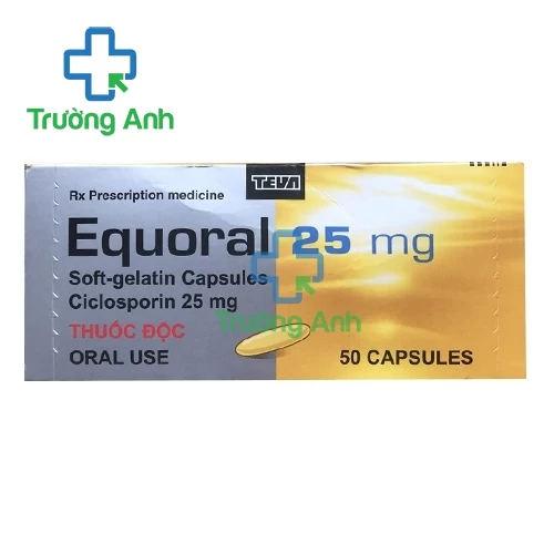 Equoral 25 mg - Thuốc chống thải ghép hiệu quả của CH Séc