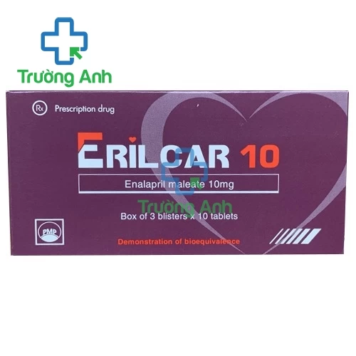 Erilcar 10 - Thuốc điều trị tăng huyết áp của Pymepharco