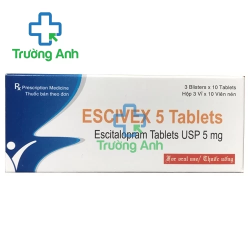 Escivex 5 - Thuốc điều trị rối loạn lo âu và trầm cảm hiệu quả