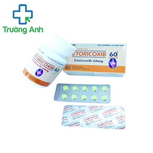 Etoricoxib 60 Khapharco - Điều trị viêm xương khớp hiệu quả