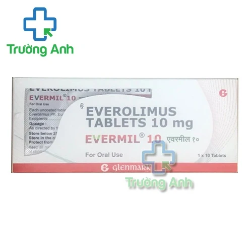 Evermil 10mg Glenmark - Thuốc điều trị ung thư hiệu quả