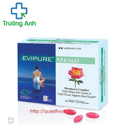 EVIPURE MENO - TPCN giúp tăng cường nội tiết tố nữ của Mỹ