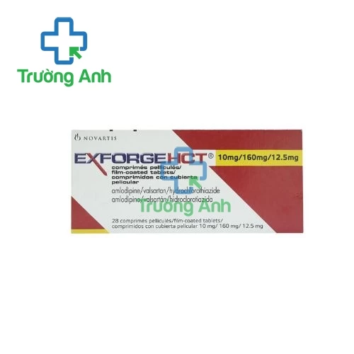 Exforge HCT 10mg/160mg/12.5mg - Thuốc điều trị tăng huyết áp vô căn hiệu quả