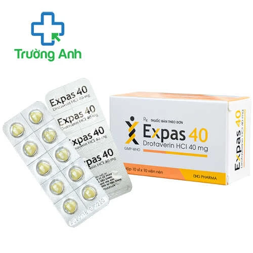 Expas 40 - Giúp giảm đau do co thắt cơ trơn hiệu quả của DHG