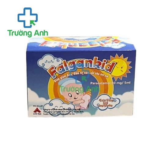 Falgankid 160mg - Giúp trị cảm sốt cho trẻ hiệu quả 