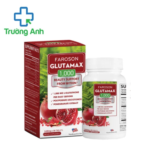 Faroson Glutamax 1000 - Viên uống giảm nám trắng hiệu quả 