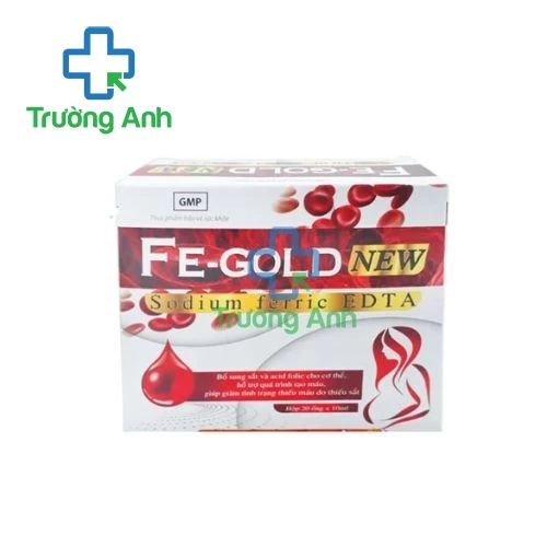 Fe-Gold New Fusi - Hỗ trợ bổ sung sắt, acid folic cho cơ thể