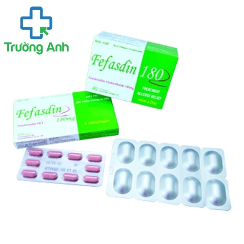 Fefasdin 180 - Thuốc điều trị dị ứng của Khapharco