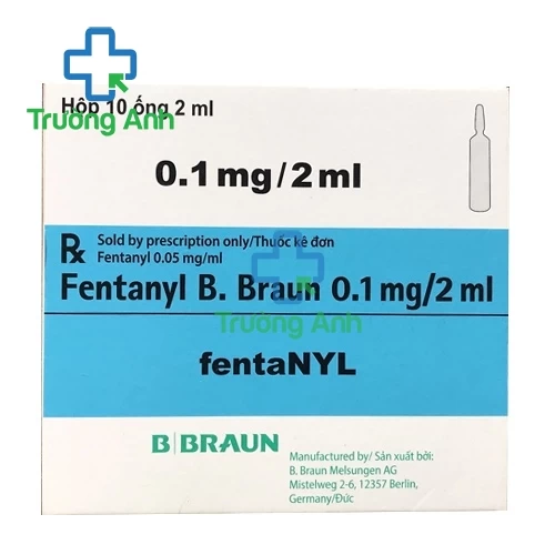 Fentanyl B.Braun 0.1mg/2ml - Thuốc giảm đau hiệu quả