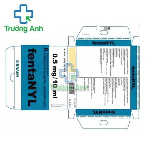 Fentanyl 0.5mg/10ml B.Braun - Thuốc điều trị giảm đau, an thần hiệu quả