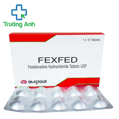 Fexfed 180mg Baroque - Thuốc điều trị viêm mũi dị ứng hiệu quả