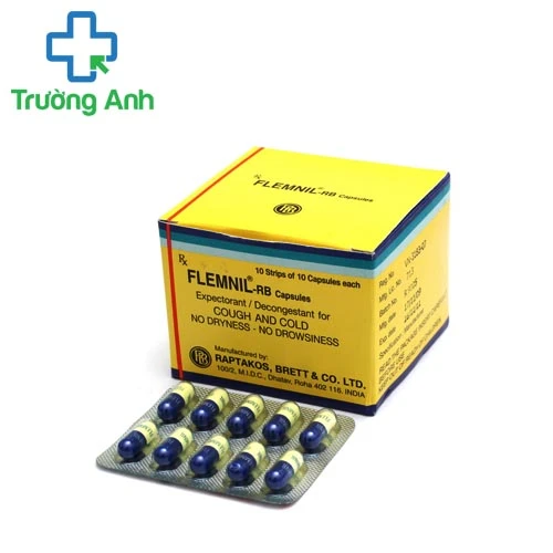 Flemnil RB Hộp.100 - Thuốc trị ho, cảm lạnh hiệu quả của Ấn Độ