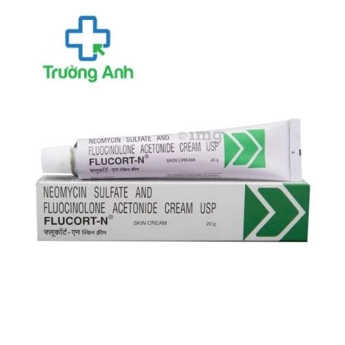 Flucort-N 15g - Thuốc điều trị viên nhiễm trùng da của Ấn Độ