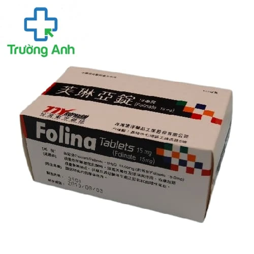 Folina Tablets 15mg - Giải độc do dùng methotrexate quá liều