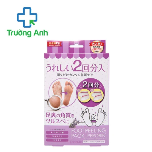 Foot Peeling Pack Perorin (hương oải hương) - Túi ủ tẩy tế bào chết ở chân