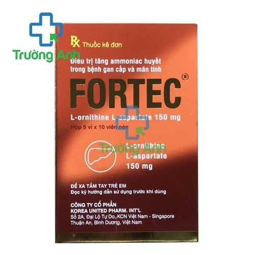 Fortec 150mg Korea United - Thuốc điều trị viêm gan do virus hiệu quả