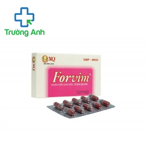 Forvim - ngân kiều giải độc Xuân Quang - Thanh nhiệt tiêu viêm hiệu quả